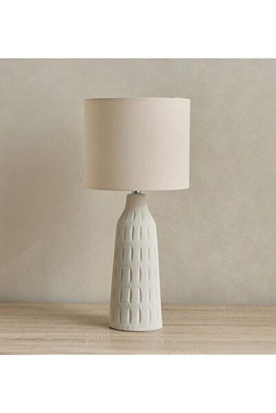 Generic Fern Ceramic Table Lamp - 58 cm