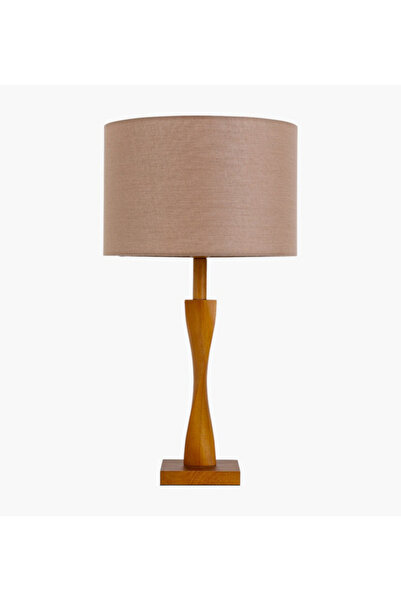 Generic Fonzie Wooden Table Lamp - 55 cm