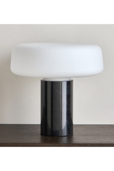 Generic Makki Marble Table Lamp - 35 cm