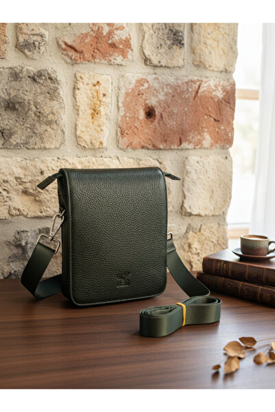 DEERDERİ Vietnam Model Genuine Leather Crossbody Shoulder Bag