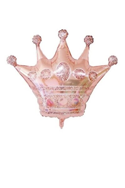 ALYA PARTİ Metalik Rose Taç Folyo Balon Büyük Boy