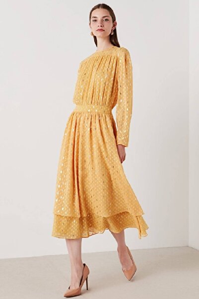 CLOTHİNGG1 Dress Mustard