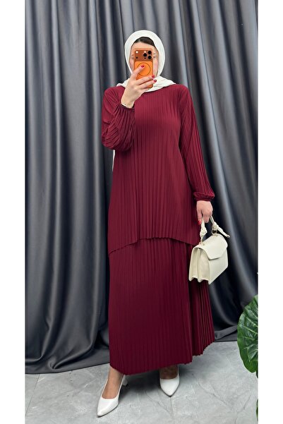 NİSUM MODA Piliseli Sandy Skirt Set