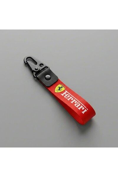 Duftpalm Ferrari Design Fabric Keychain