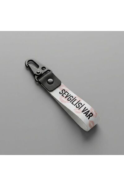 Duftpalm Designed Fabric Keychain with "There Is a Lover" Design