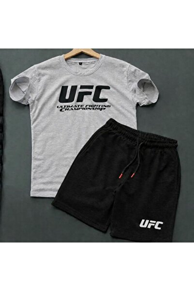 Gutsy Unisex Shorts T-Shirt Set Ufc Print