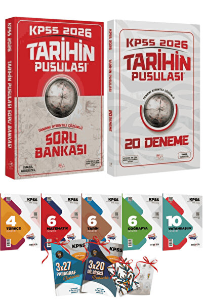 CBA Akademi 2026 KPSS Tarihin Pusulası Soru Bankası ve Tarihin Pusulası Tarih...