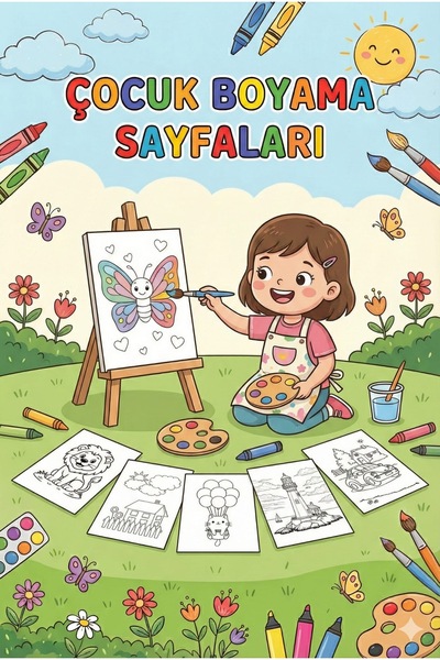 SANAT 6’LI ÇOCUK BOYAMA VE HOBİ SETİ