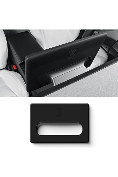 TESLA Juniper Ekran Arkasına Takılan Koruma Kılıfı - Silikon - Siyah