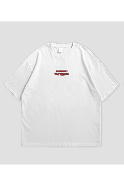 SVART WEAR Πίεση Τι Πίεση με τύπωμα oversized Μπλουζάκι Unisex