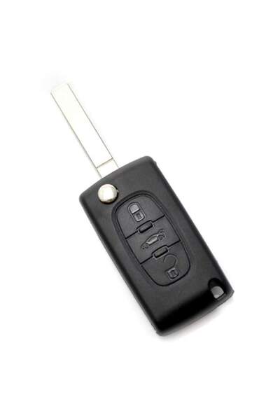 CarGuard Citroen / Peugeot 307 - Carcasa tip cheie briceag cu 3 butoane, lama...