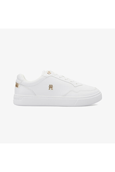 Tommy Hilfiger Essential Elevated Court Kadın Altın Sneaker