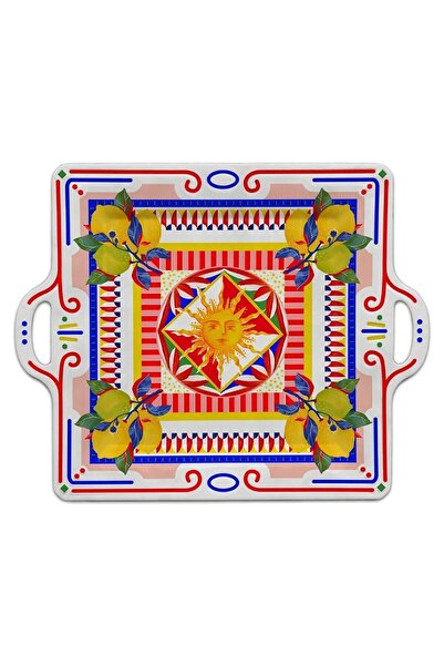 Baci Milano Dolce Vita Square Tray 40 cm Melamine