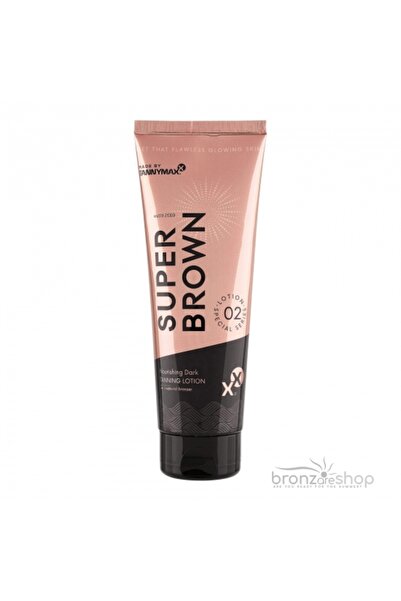 Tannymaxx Λοσιόν μαυρίσματος Super Brown για σκούρο δέρμα + bronzer 250ml