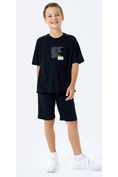 Rolypoly Αγόρι, Μαύρο, 100% Βαμβάκι, (με δώρο κάλτσες), Σετ Βερμούδες