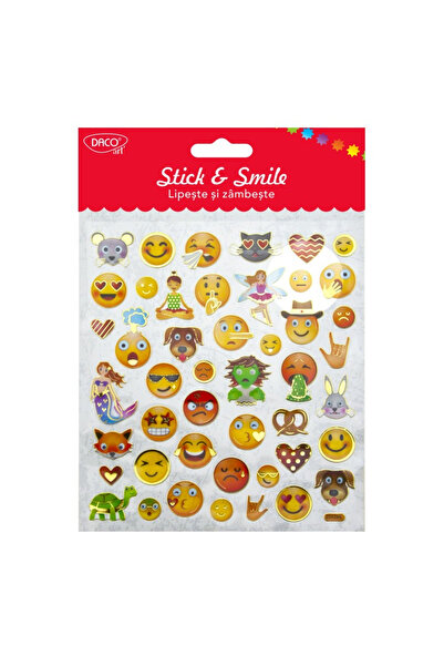 daço Sticker - AB071 Smileys Stick and smile DACO