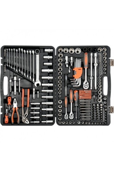 Sthor 58693 Socket Set 1/2 - 3/8 - 1/4" 225 pcs