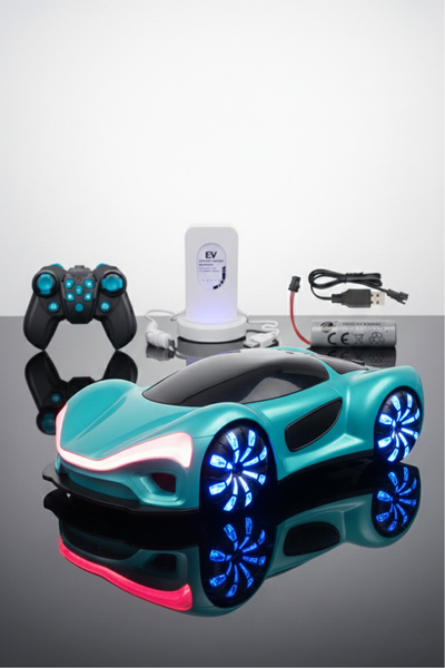 ROZİTOYS Şarjlı 2.4G Elektrikli Spor Araba Yeşil