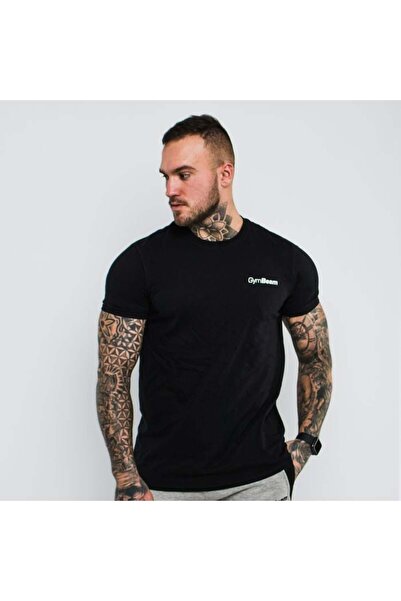 GymBeam Tricou simplu negru, GymBeam, L