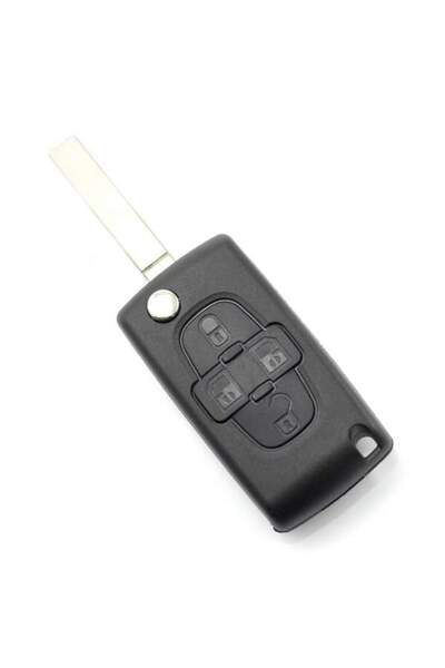 CarGuard Citroen / Peugeot - Carcasa tip cheie briceag cu 4 butoane si suport...