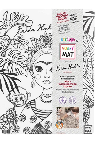 Funny Mat ΕΠΑΝΑΧΡΗΣΙΜΟΠΟΙΗΜΕΝΗ ΠΙΝΑΚΙΔΑ 30x40cm + ΣΕΤ ΔΩΡΟΥ ΜΕ ΕΡΓΑΛΕΙΑ ΧΡΩΜΑ...