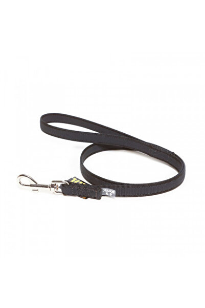 Julius K9 Lesă antiderapantă JK 9 Color & Gray cu mâner - 20 mm x 1 m - Neagră