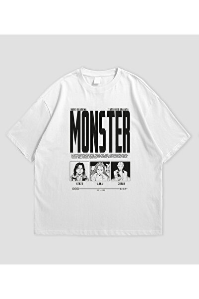 SVART WEAR Monster cu imprimeu supradimensionat Unisex tricou