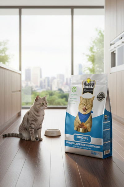 Happy Kısırlaştırılmış Somonlu Kuru Kedi Maması 12 Kg