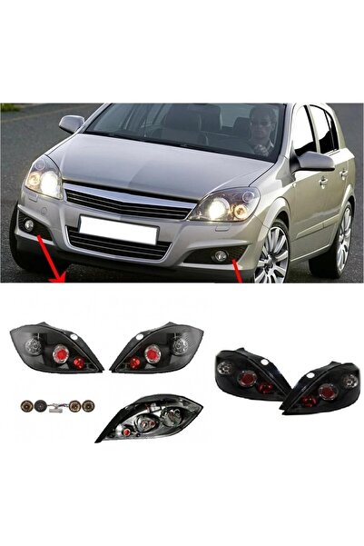 X POWER TUNİNG Opel Astra H 2004-2012 Siyah Ledli Arka Stop Lambası