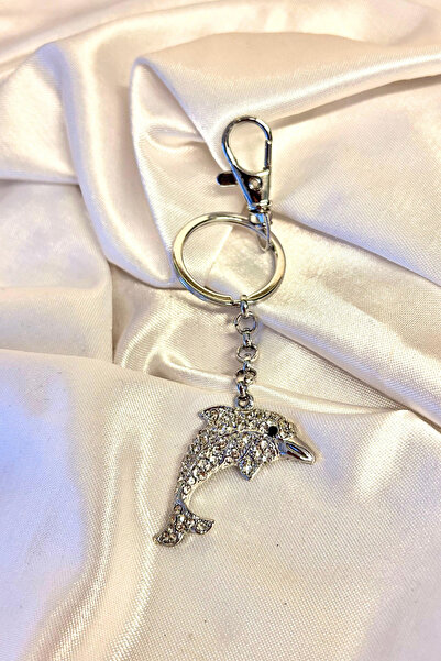 Luxe Loom Zarafetin Işıltısı Zircon Stone Fish Figurine Bag Accessory - Charm...