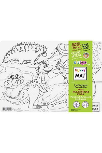 Funny Mat ΕΠΑΝΑΧΡΗΣΙΜΟΠΟΙΗΜΕΝΗ ΠΙΝΑΚΙΔΑ 25x35 cm + ΣΕΤ ΔΩΡΟΥ ΜΕ ΕΡΓΑΛΕΙΑ ΧΡΩΜ...