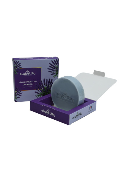 Elybettly Lavender Soap Skin Soothing, Relaxation and Gentle Daily Care 118 g