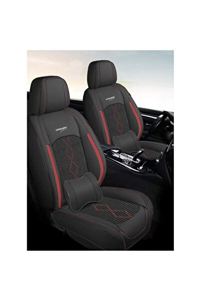 CarGuard Premium Deluxe Car Covers, 5 Seats, Eco-Leather and Textile, Airbag ...
