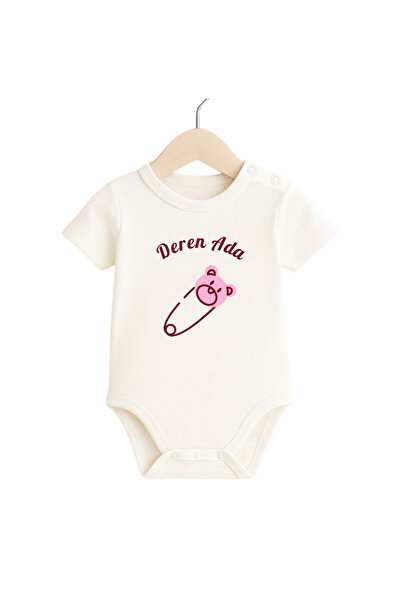 babytex Baby Body & Bodysuit Name B Printed 100% Cotton Baby Bodysuit