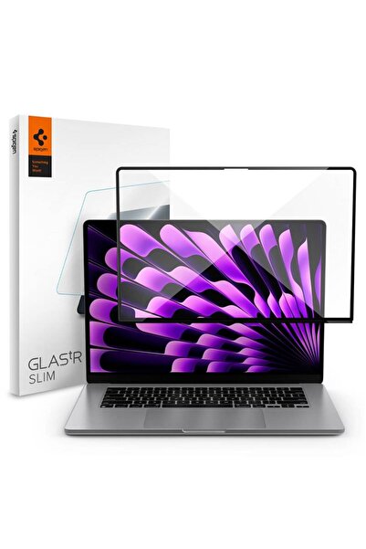 Spigen GLAStR Slim 15" MacBook Air Screen Protector (2023) - Black
