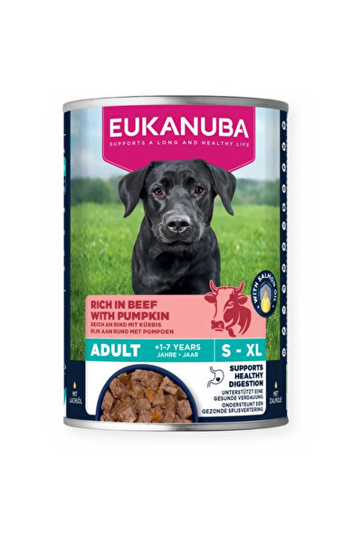 Eukanuba Hrana umeda pentru caini, Adult Beef & Pumpkin 400gr