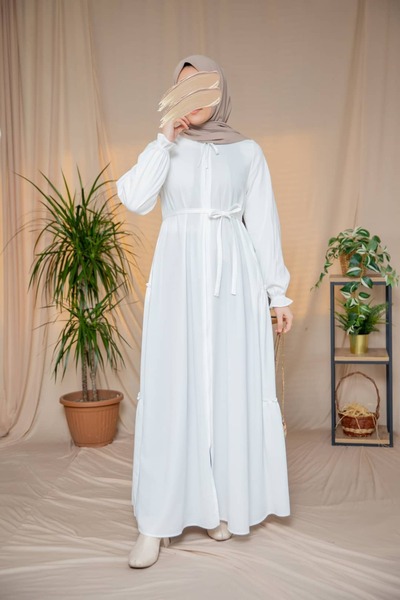 Nissra Ankanoor Roder Fabric cu pliuri pe laterale detaliu încrețit cloș Fera...