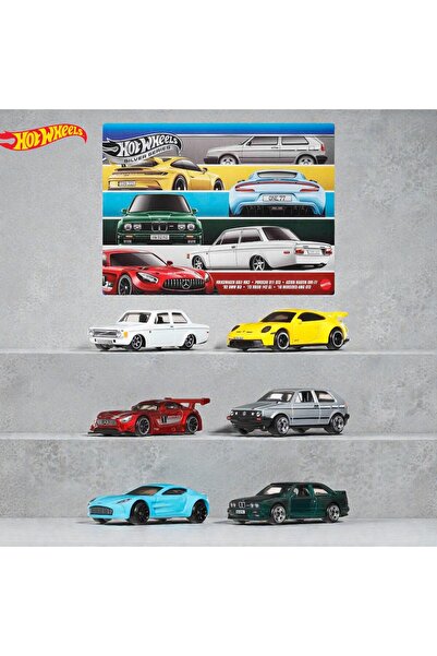 HOT WHEELS Silver Serisi Euro Style 6'lı Araç Seti