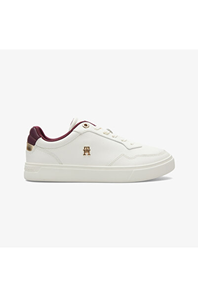 Tommy Hilfiger Essential Elevated Court Kadın Beyaz Sneaker