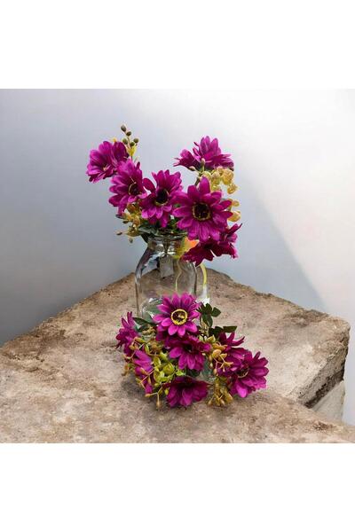 sedoshhomevision زهرة زهرة الأقحوان الاصطناعية الكبيرة المزخرفة