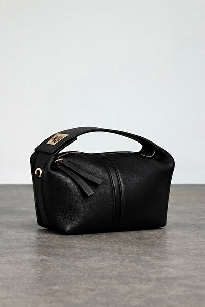 Çantacımstore Women's Archel Leather Handbag Black