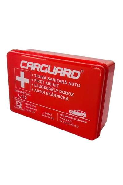CarGuard Car medical kit - R.A.R. Certificate -