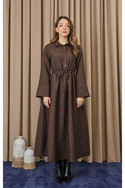 Loreen Kadın Belden Bağlamalı Elbise