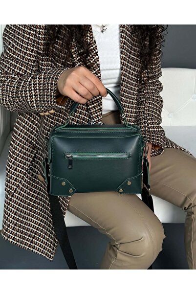 Barbaris Kadın Çapraz Askılı Orta Boy El Ve Omuz Çantası