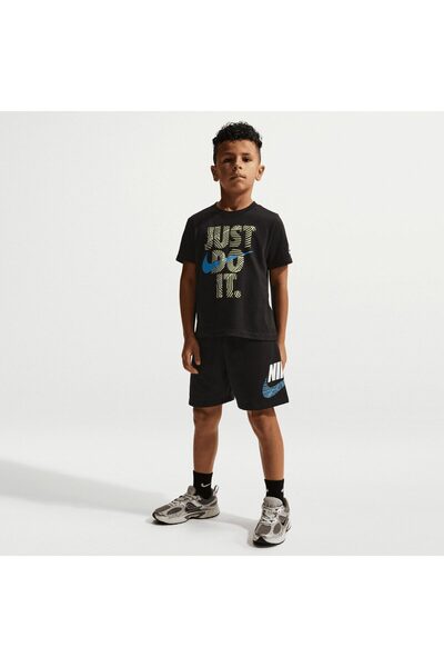 Nike Kids Nike In The Zone Graphic Çocuk Siyah Tişört (86N760-023)