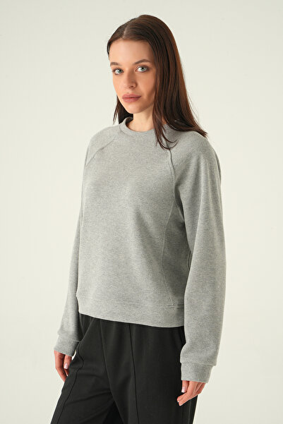 Rays 8271A Crew Neck Sweater Gray