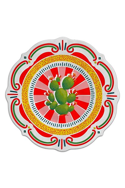 Baci Milano Dolce Vita Palm 6-Piece Serving Plate 28 cm Melamine