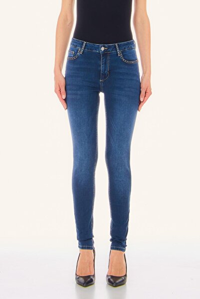 liu.jo Koyu Mavi Cep Taşlı Jean