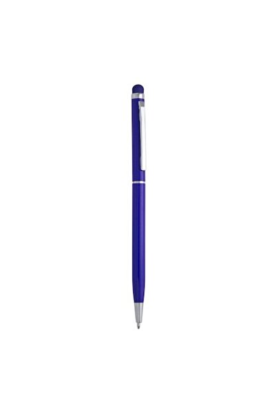 OEM Set of 4 aluminum touch pens, royal blue