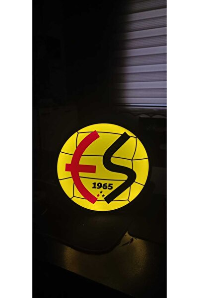 Vitrio 3D Eskişehirspor Taraftarına Özel – Işıklı Masaüstü 3D Logo | 23×23 cm